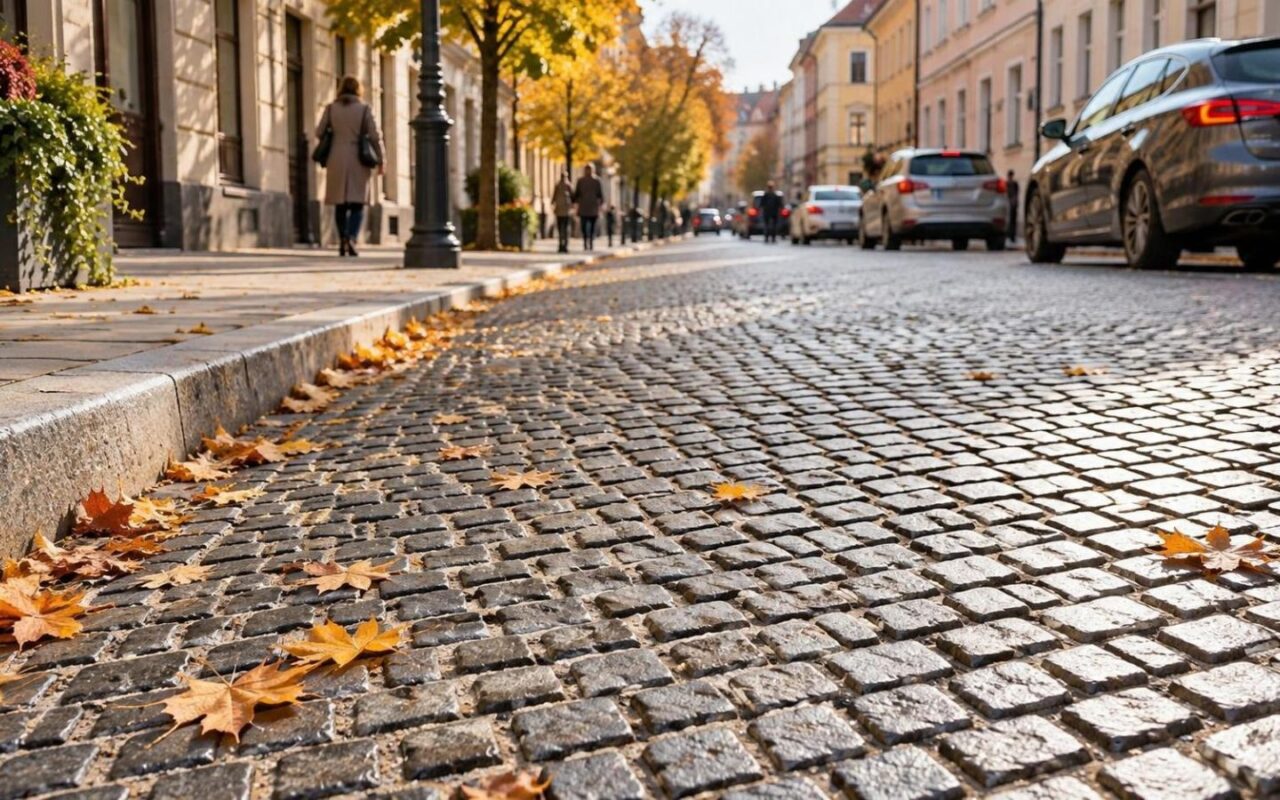 Trakų gatvė po remonto: nauja granito danga, platesni šaligatviai ir panaikinti eismo ribojimai