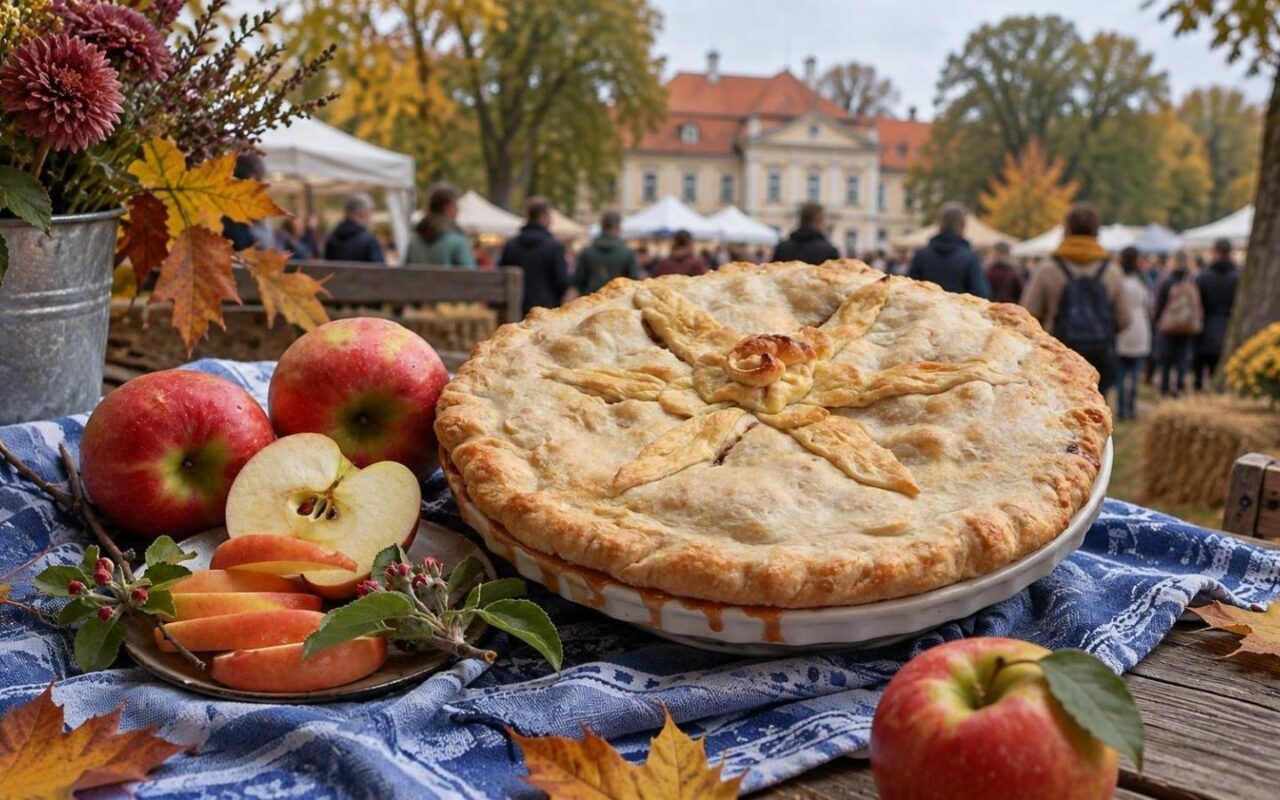 Trakų Vokės dvare surengtos „Obuolinės’26“: 24 kepėjai varžėsi dėl geriausio obuolių pyrago